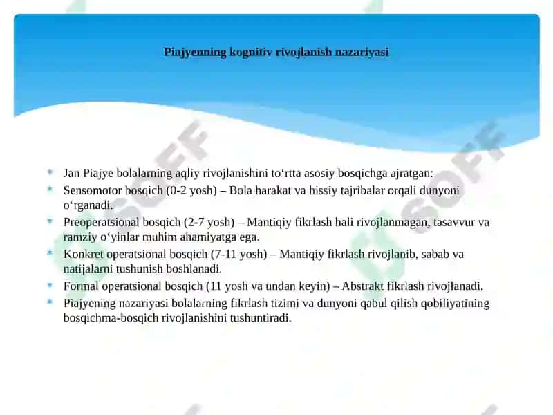 Psixologik rivojlanishning ziddiyatli davrlari 7