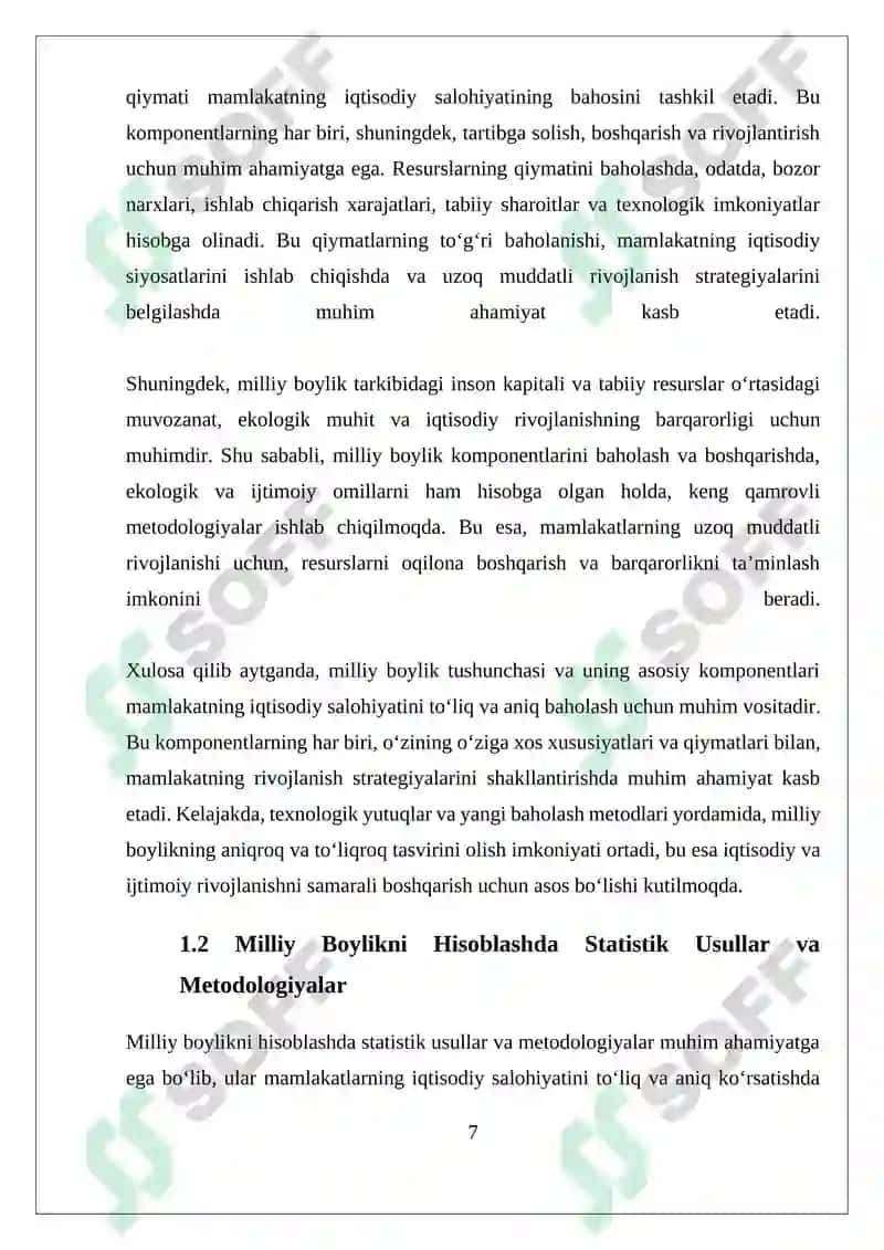 Milliy boylik statistikasi 7