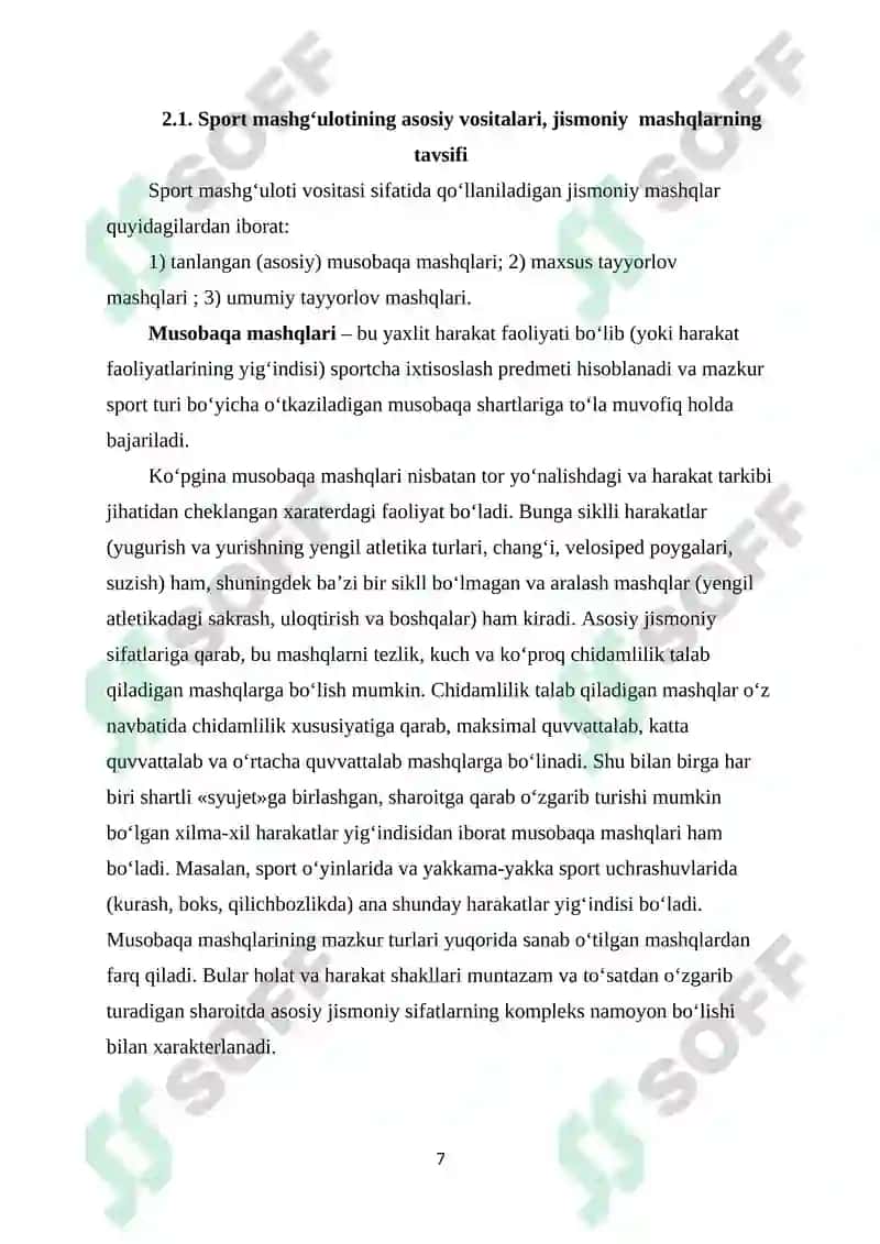 Sport mashg‘ulotining vositalari 7