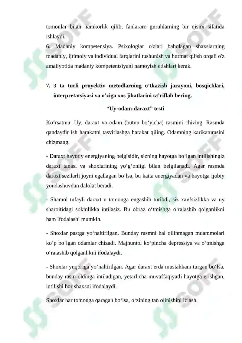 Proyektiv metodlar 7
