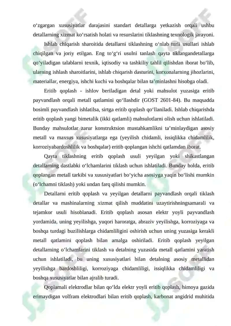 Detallarni ta`mirlashda qayta tiklash va mustahkamlash 7