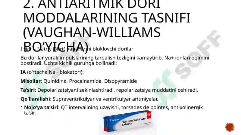 Antiarrhythmics Classification 7