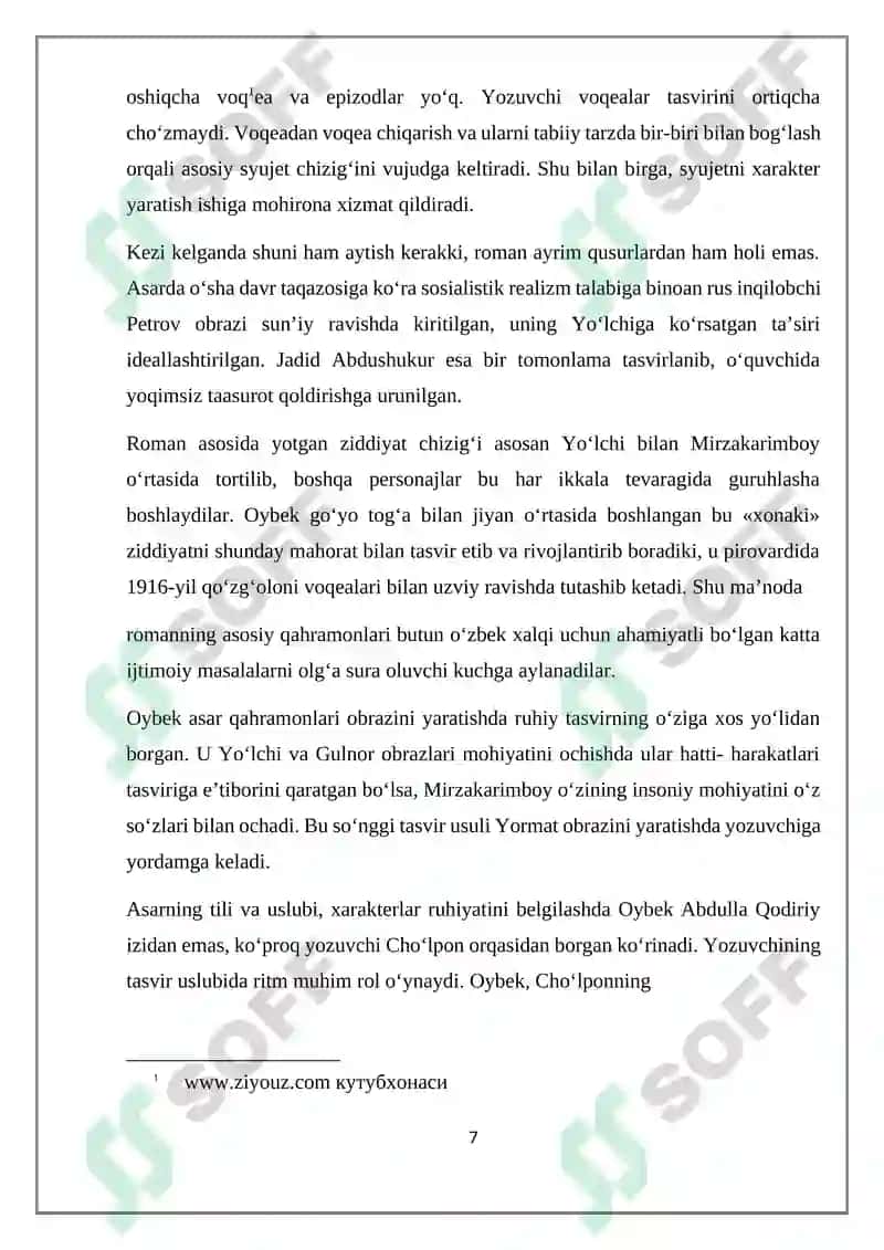 Qutlugʻ qon romanini o‘qitish 7