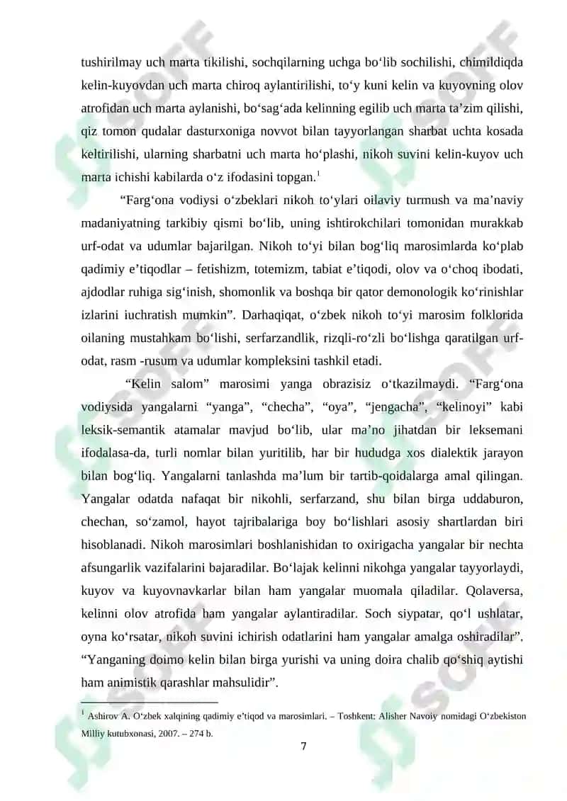 Kelin salom qo'shiqlarining marosim va musiqiy jihatlari 7