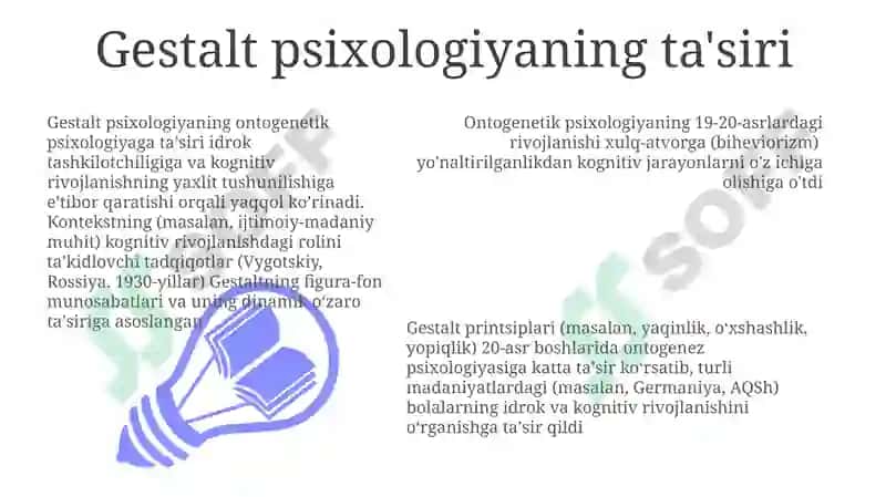 Ontogenez psixologiyasining shakllanish tarixi 7