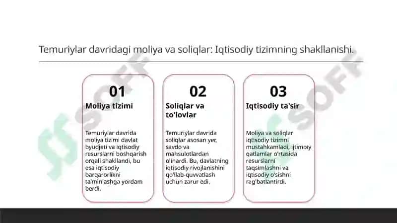 Temuriylar davrida iqtisodiy g'oyalar 7