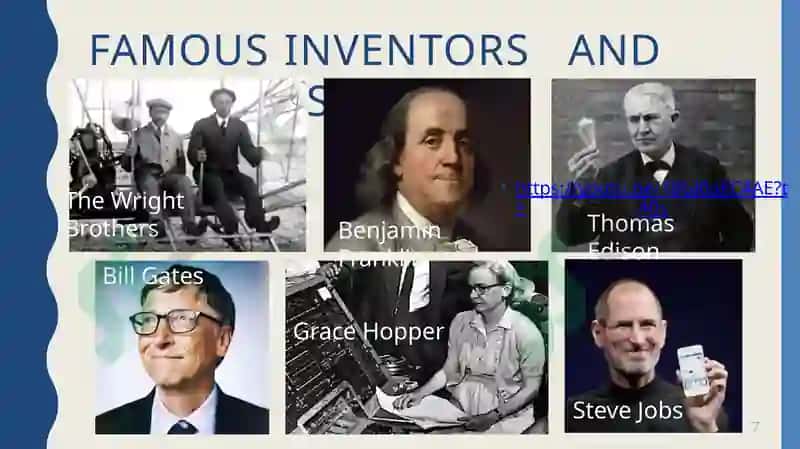 "FAMOUS AMERICANS AND JOBS IN THE USA" 7