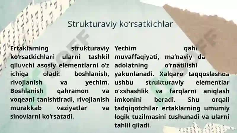 Xalqaro Ertak Motivlari 7
