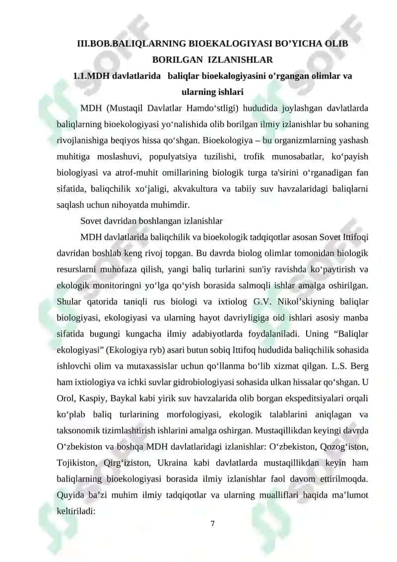 BALIQLARNING BIOEKOLOGIK XUSUSIYATLARI 7