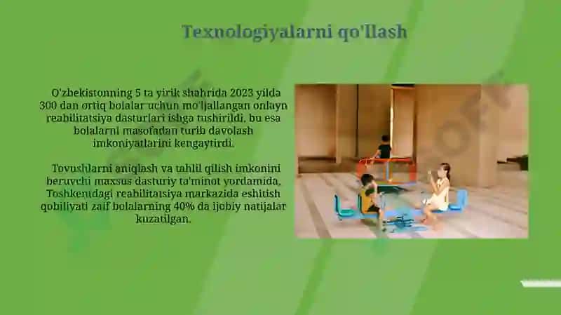 Ilk yoshdagi bolalarning reabilitatsiyasi 7