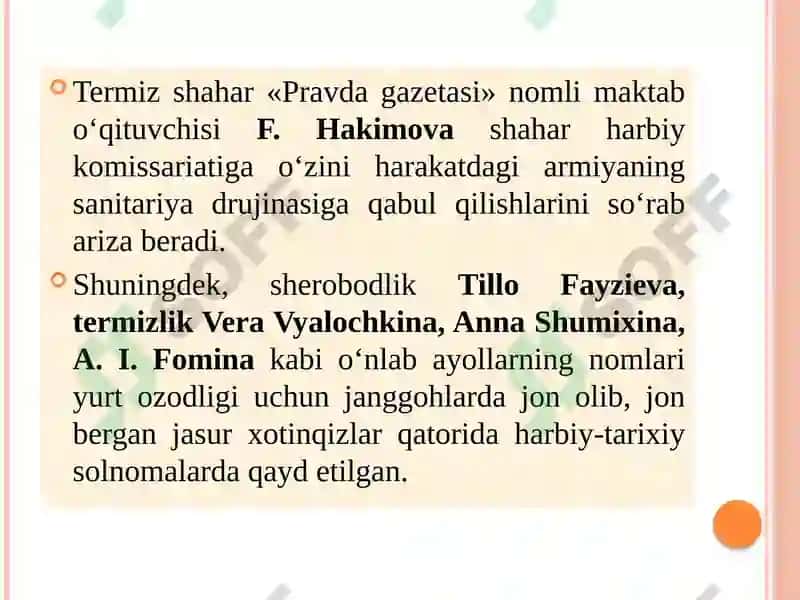 SURXONDARYOVILOYOTI IKKINCHI JAHON URUSHI YILLARIDA 7