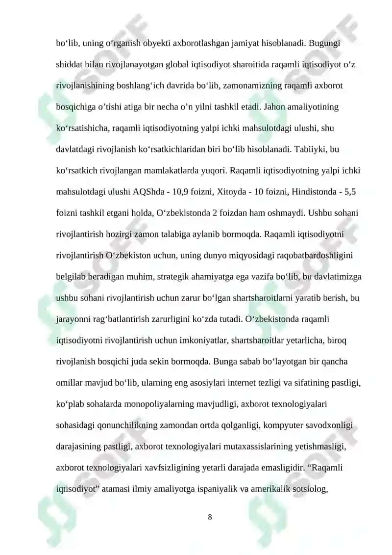 RAQAMLI IQTISODIYOT ATAMASI 7