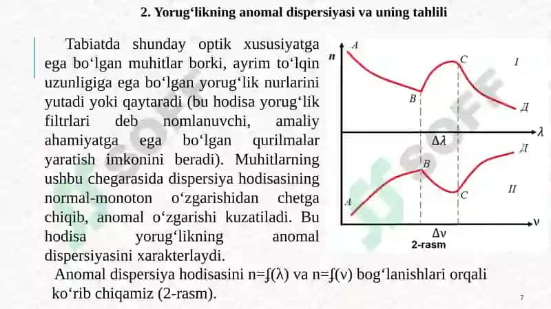 Yorug‘likning dispersiyasi 7
