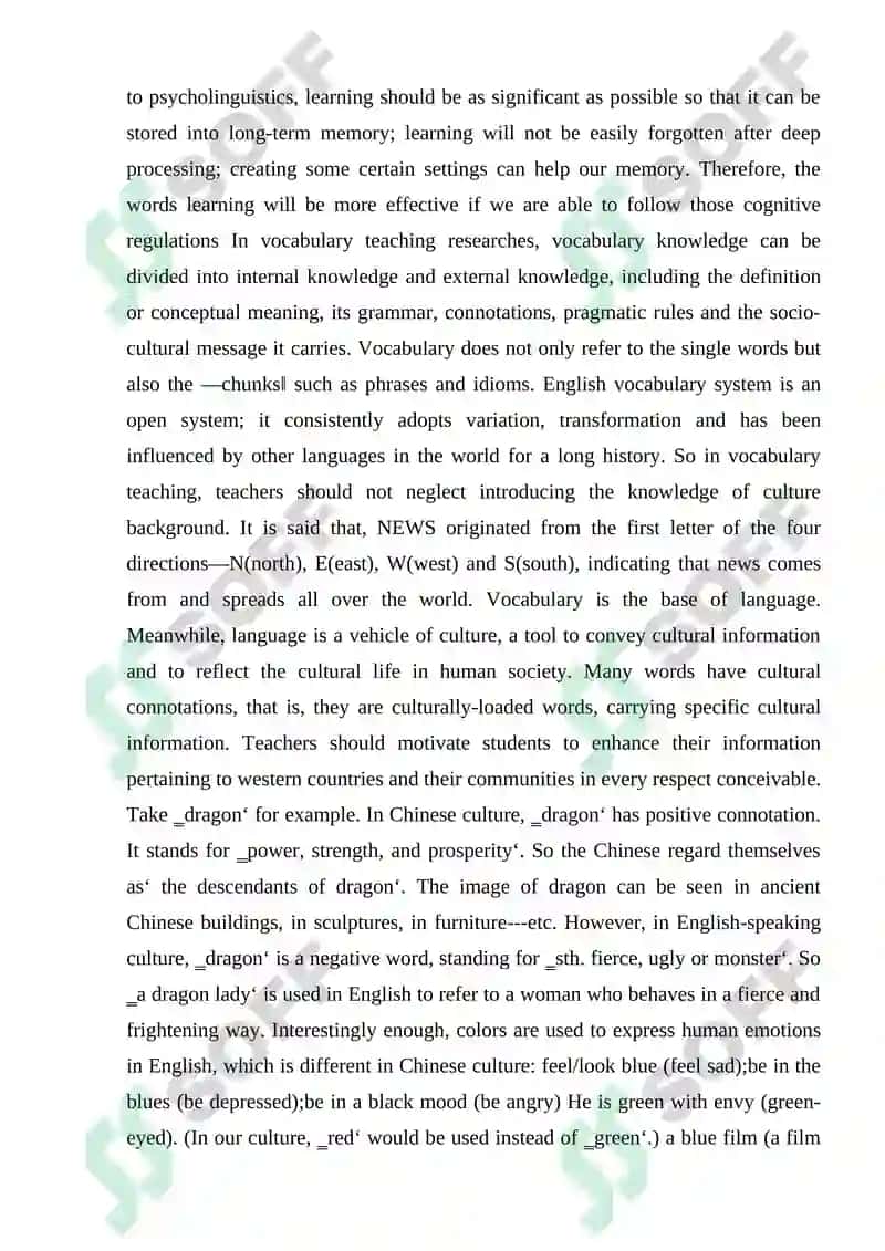 Methods and approaches in  vocubulary teaching and  their influence on studentʼs acquisition 7