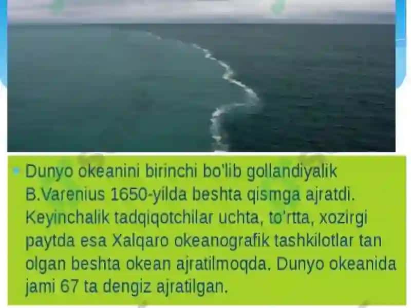 Dunyo Okeanivauning qismlari 7