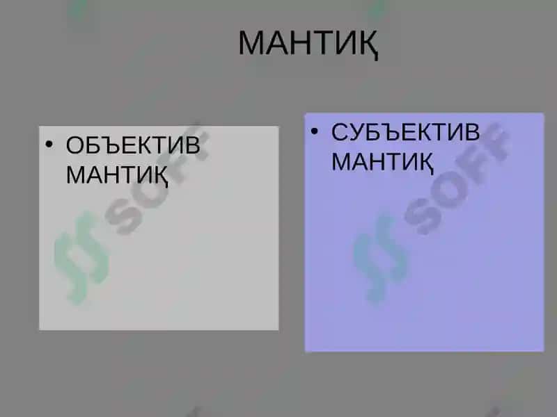 Мантиқ илмининг предмети,асосий қонунлари 7