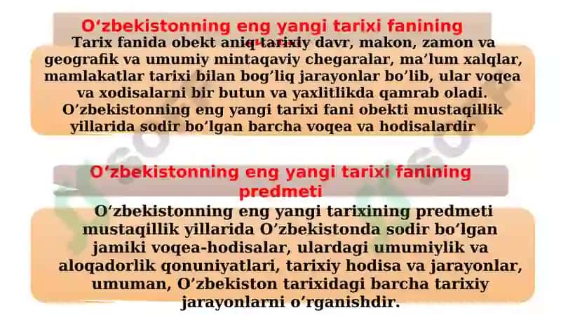 KIRISH. “O‘ZBEKISTONNING ENG YANGI TARIXI” O‘QUV FANINING PREDMETI, MAQSADI VA VAZIFALARI, NAZARIY-METODOLOGIK TAMOYILLARI. 7