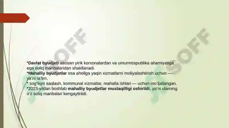 Soliqsiyosati 7