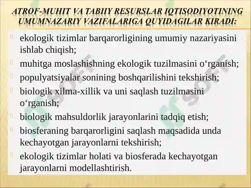 ATROF-MUHITNI QADRLASh: USULLARI 7
