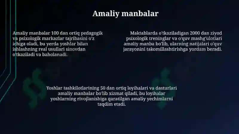 Yosh va pedagogik psixalogiya faniningi manbalar bilan tanishish 7