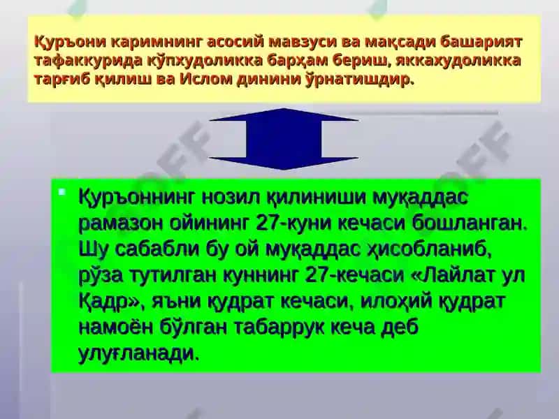 Ислом динининг асосий манбалари 7