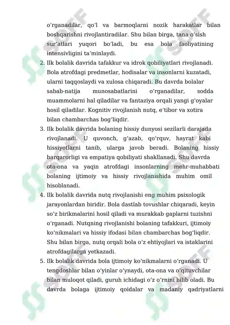 ILK BOLALIK DAVRIDA NUTQNING RIVOJLANISHI 7