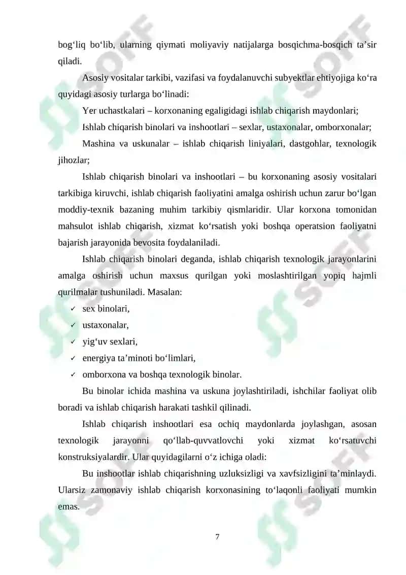 Asosiy vositalar hisobi 7