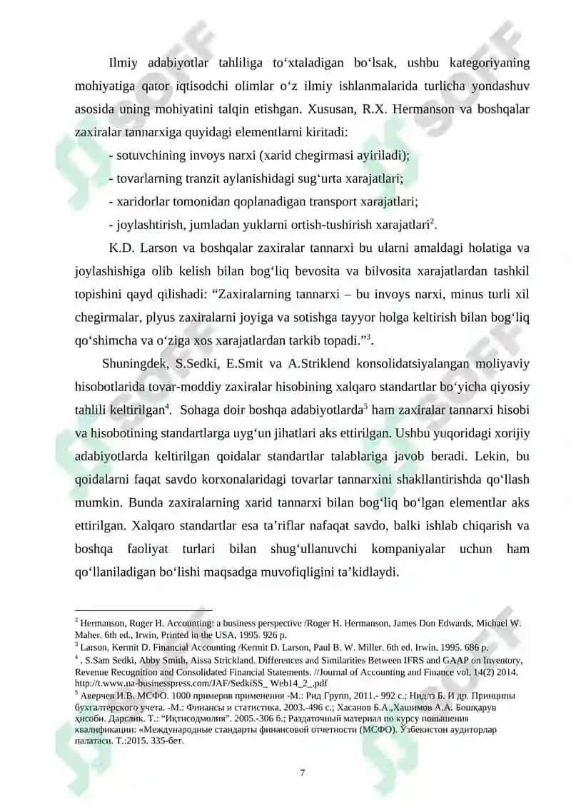TOVAR MODDIY ZAXIRALAR HISOBI 7