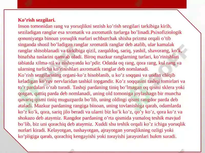 Sezgi turlari va uning qonuniyatlari 7