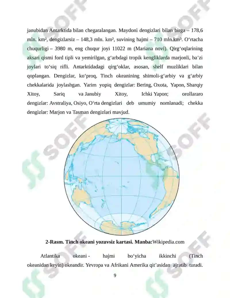 Dunyo okeani mavzusini o`qitish metodikasi 7