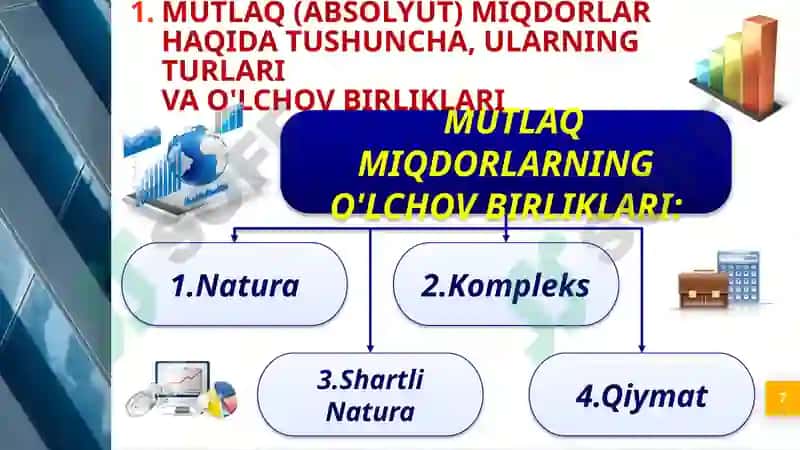 O’rtachamiqdorlar va variatsiya ko’rsatkichlari 7