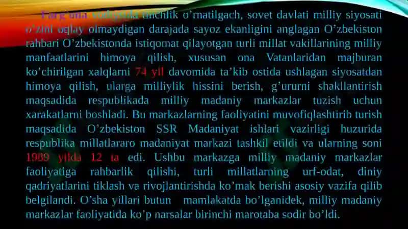 O'zbekiston Mustaqillik Yo'li 7