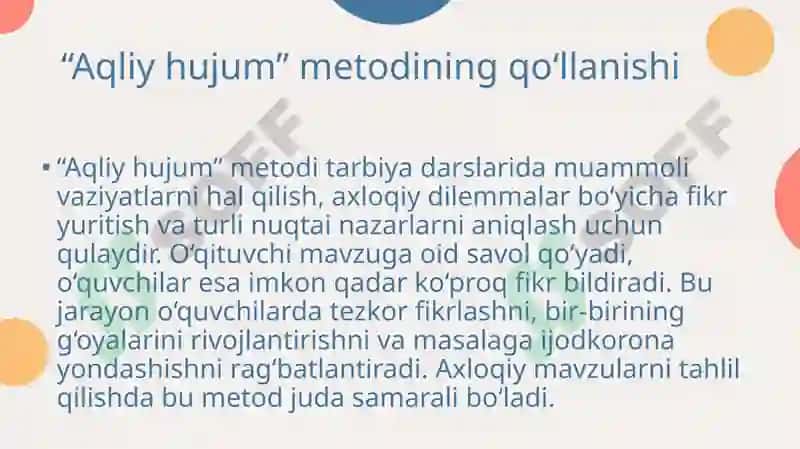 Taʼlim metodlari 7