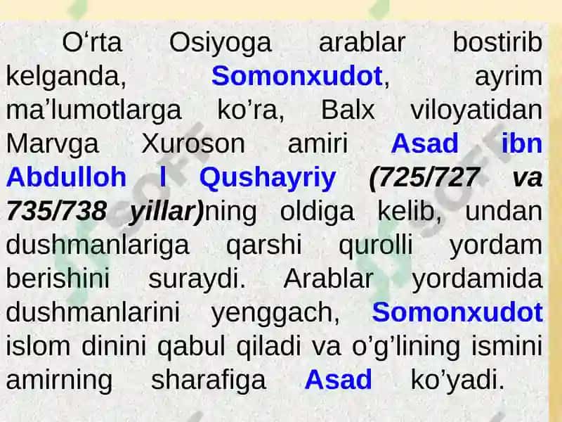 Somoniy Davlati va Qoraxoniylar Davlati 7