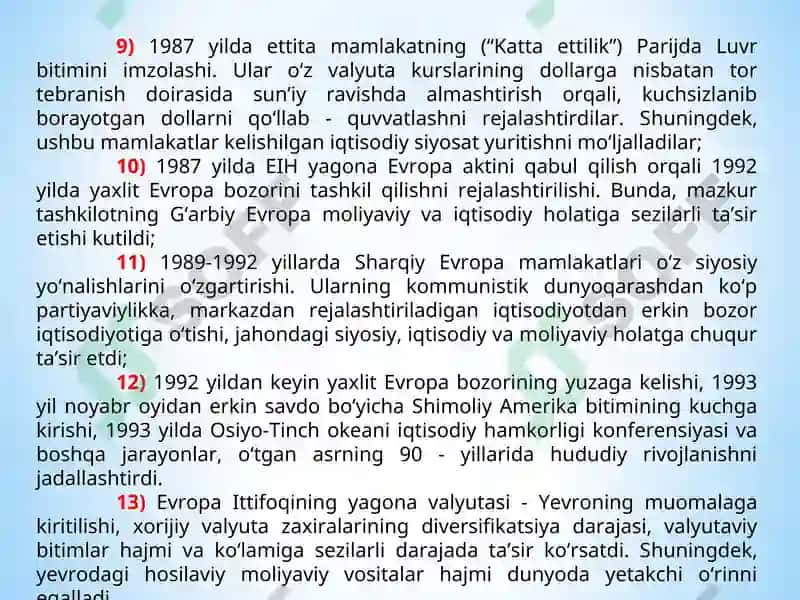 Xalqaro moliya 7