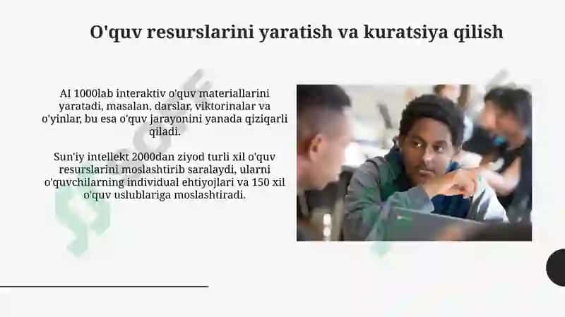 Sun'iy Intellektning Ta'limdagi O'rni 7