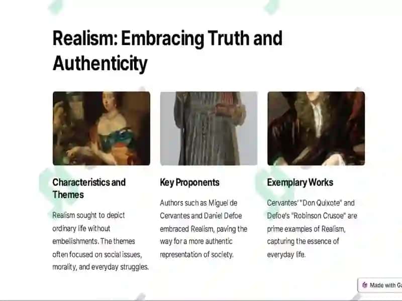 Characteristics of Classicism Literature 7