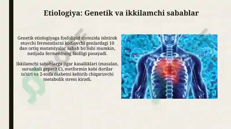 Fosfolipidlar almashinuvi buzilishi 7