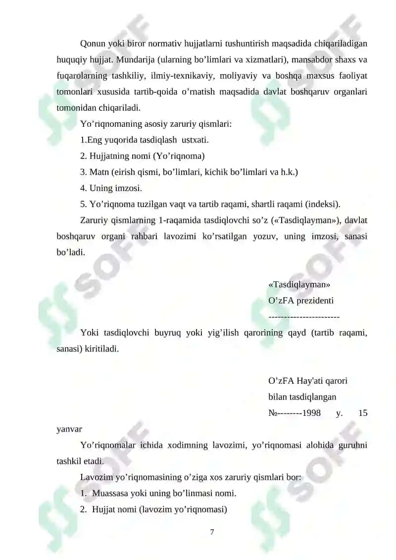 Bildirishnoma 7
