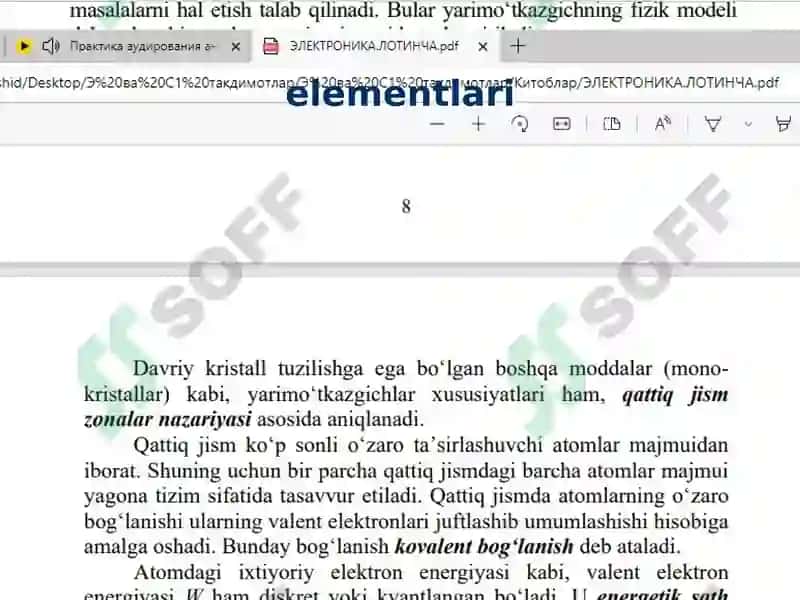 YARIMO‘TKAZGICHLARNING ELЕKTROFIZIK  XUSUSIYATLARI 7