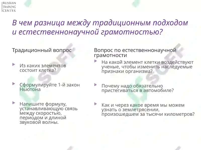 Оценка естественнонаучной грамотности 7