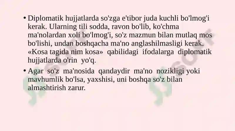 Diplomatik yozishmalar 7
