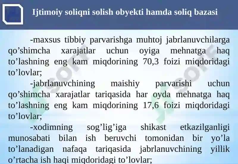 Ijtimoiysoliq va yig'imlar 7