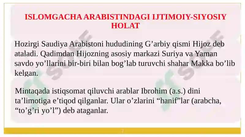 Dinshunoslik 7