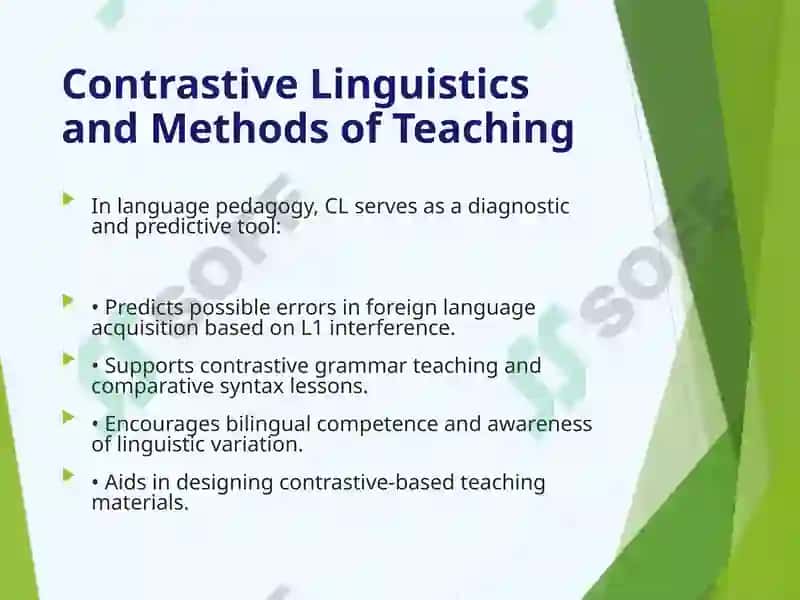 Interdisciplinary Character of Contrastive Linguistics 7