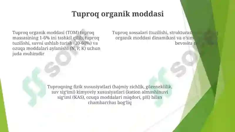 Tuproq va uning tabiy xususiyatlari 7