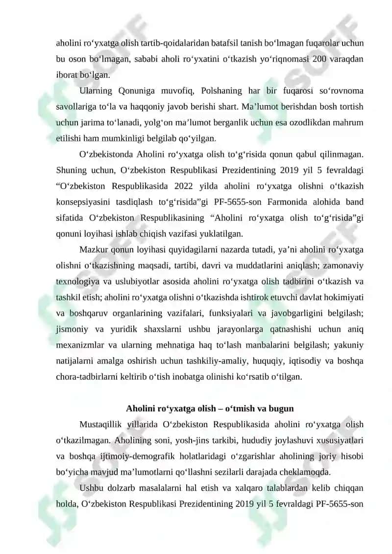 Aholini ro‘yxatga olish 7