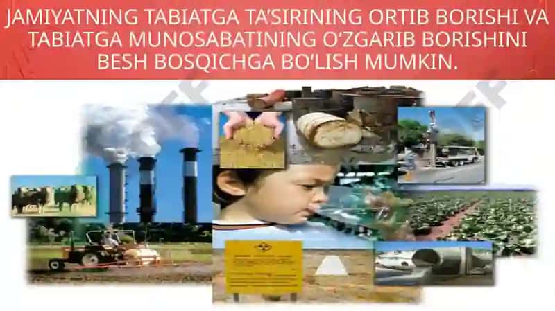 JAMIYAT VA TABIAT O‘RTASIDAGIMUNOSABATLAR 7