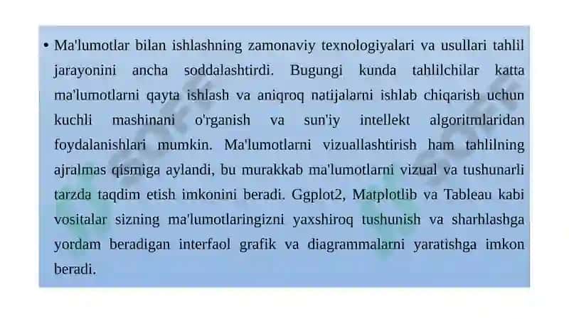 Ma’ruza(M)№11 7