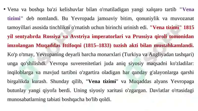 Vena Tizimi 7